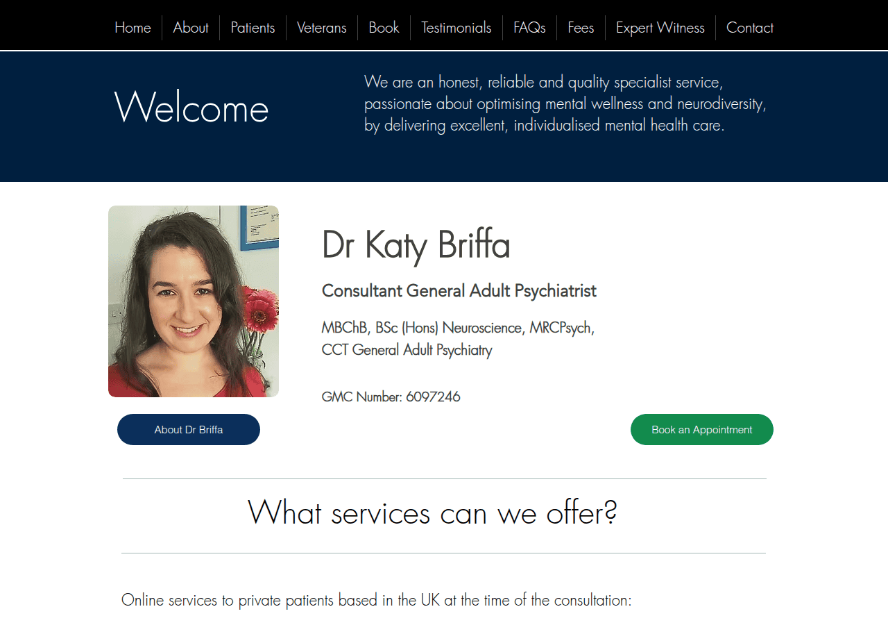 Screenshot of mentalhealthviews.com