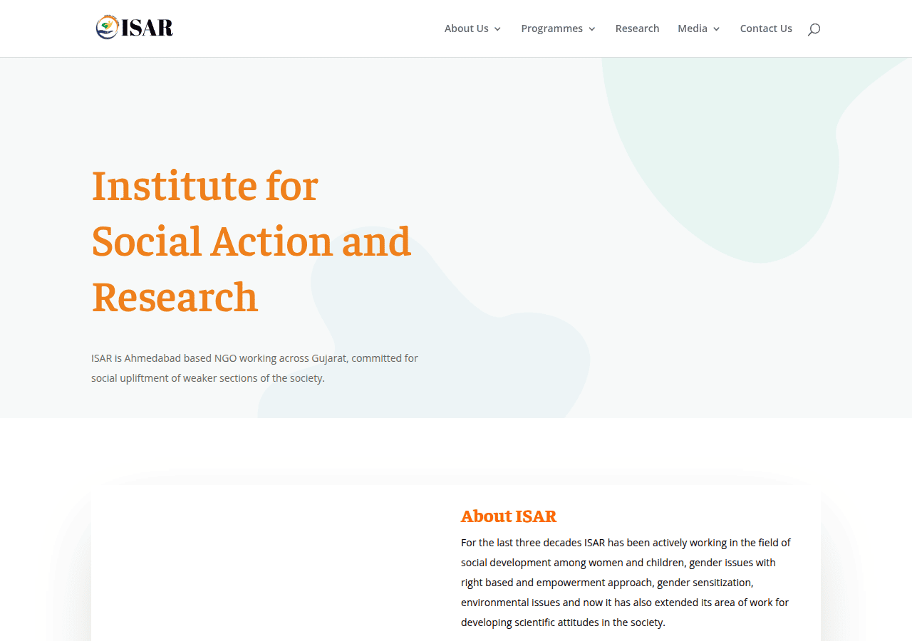 Screenshot of isar.in
