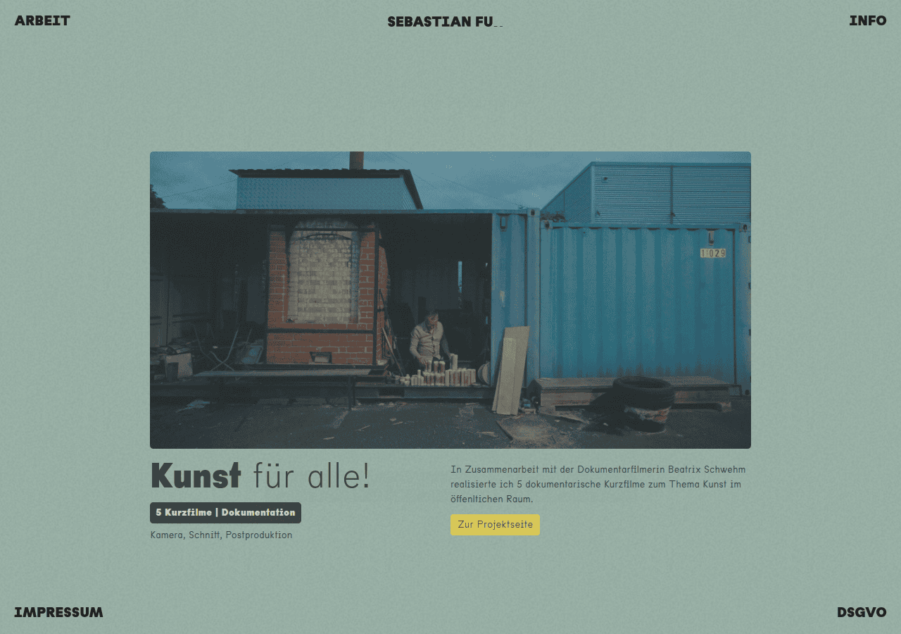 Screenshot of sebastianfunk.me