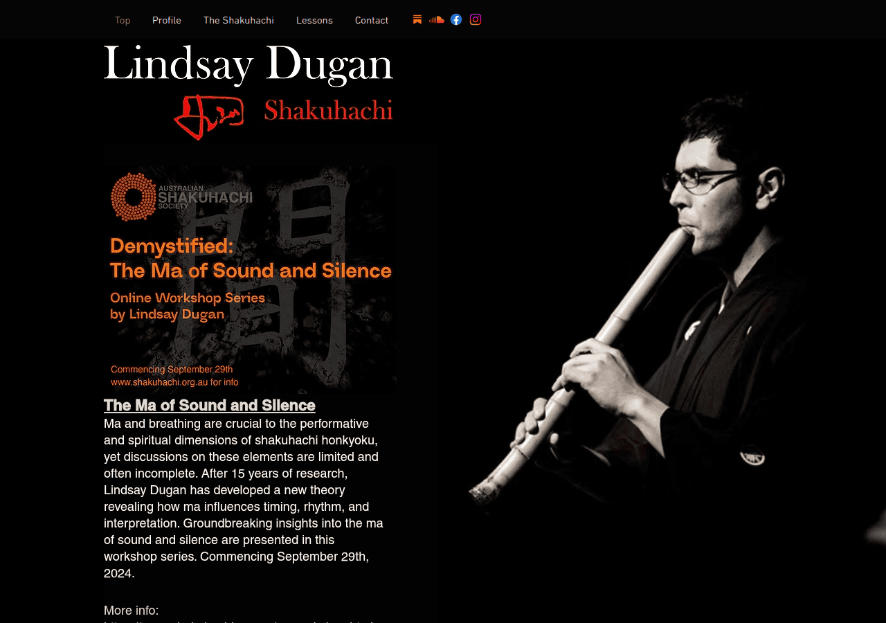 Screenshot of lindsaydugan.com