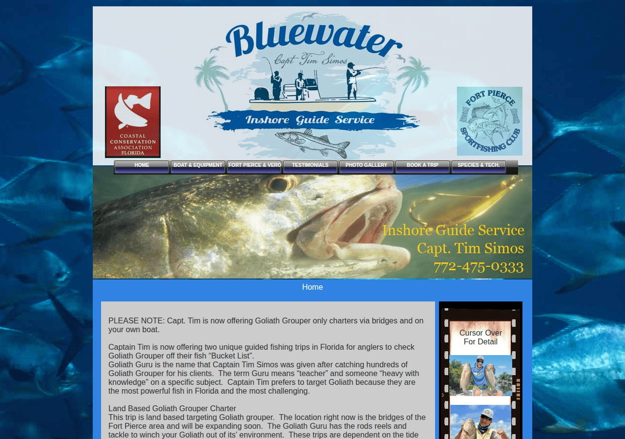 Screenshot of fishverobeachfortpierceflorida.com