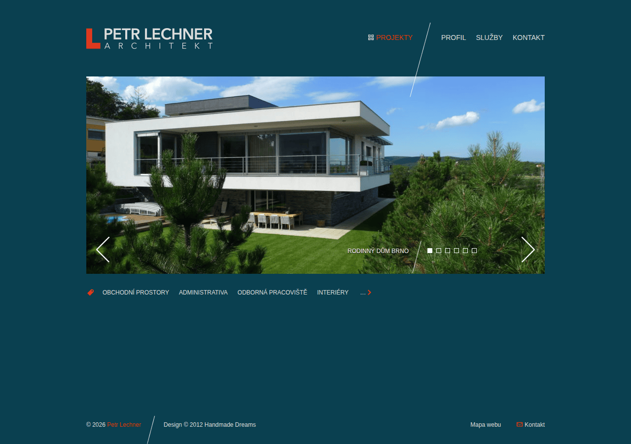 Screenshot of petrlechner.cz