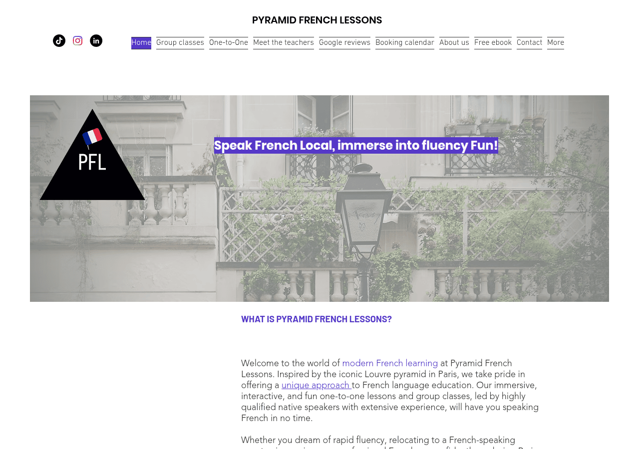 Screenshot of pyramidfrenchlessons.com