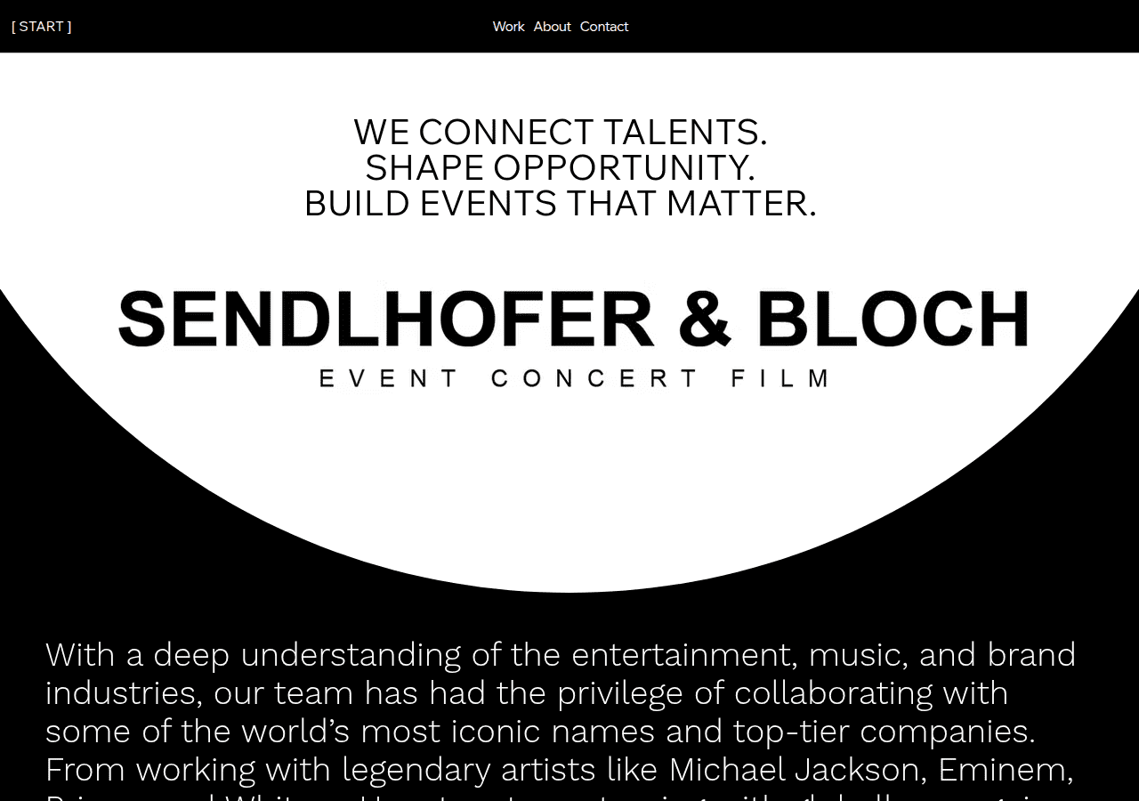 Screenshot of sendlhofer-bloch.com