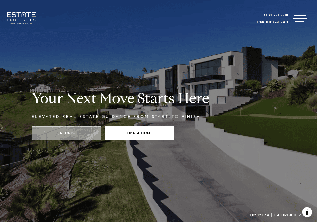 Screenshot of timmeza.com