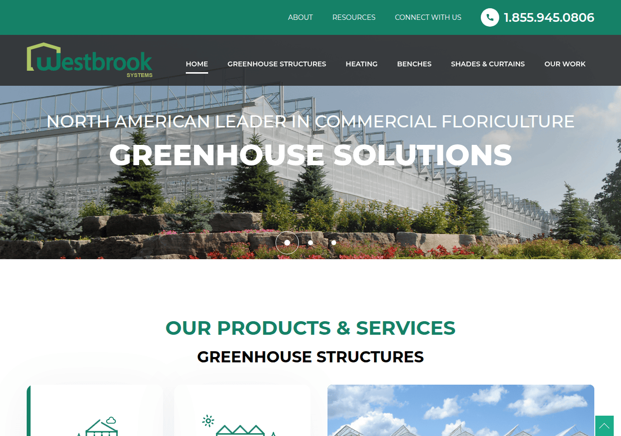 Screenshot of westbrooksystems.com