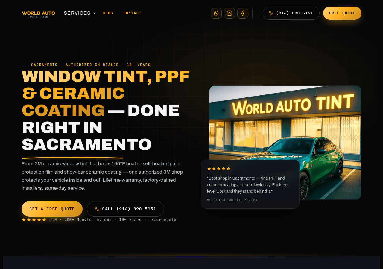 Screenshot of worldautotint-detail.com