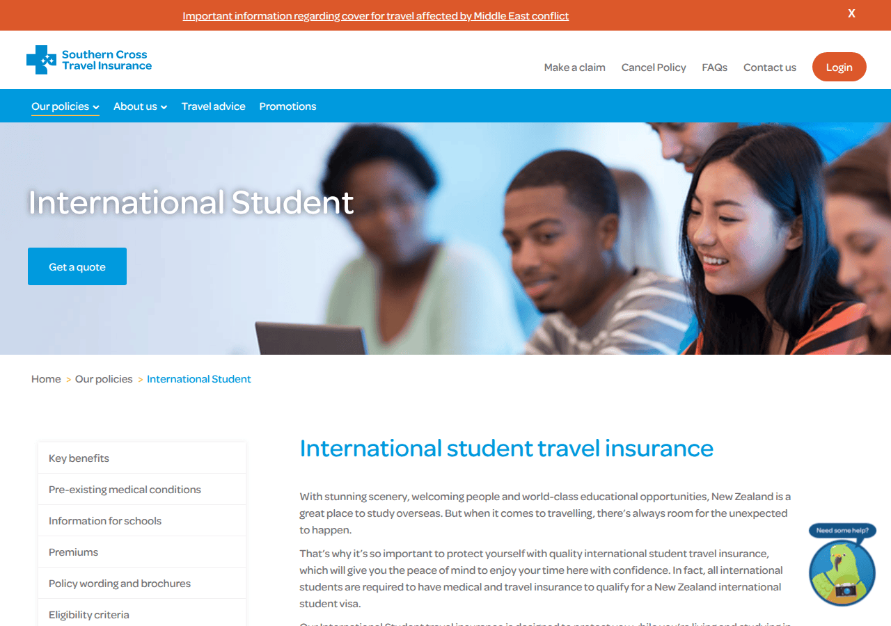 Screenshot of scti.co.nz