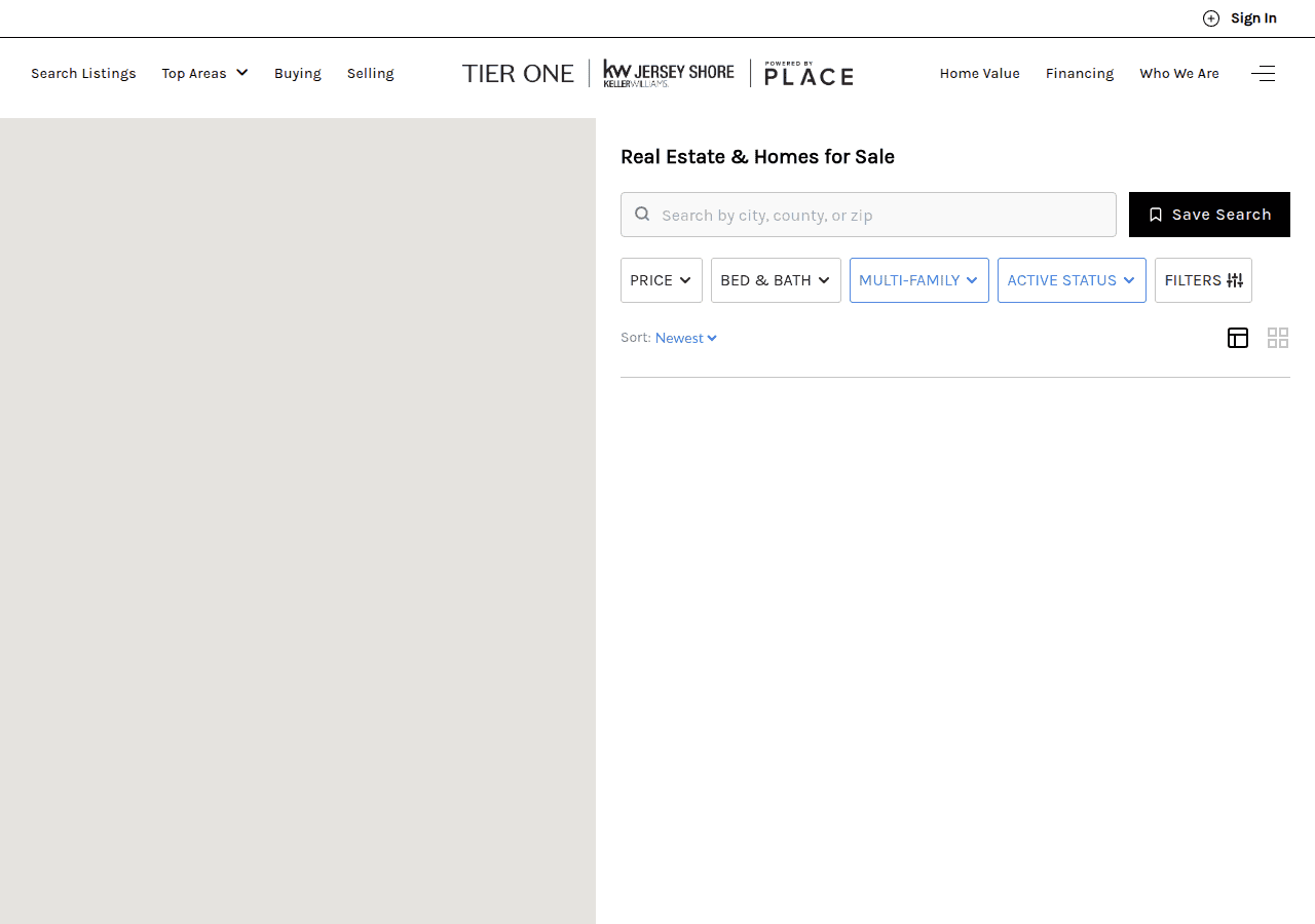Screenshot of southjerseyshorehomesfinder.com