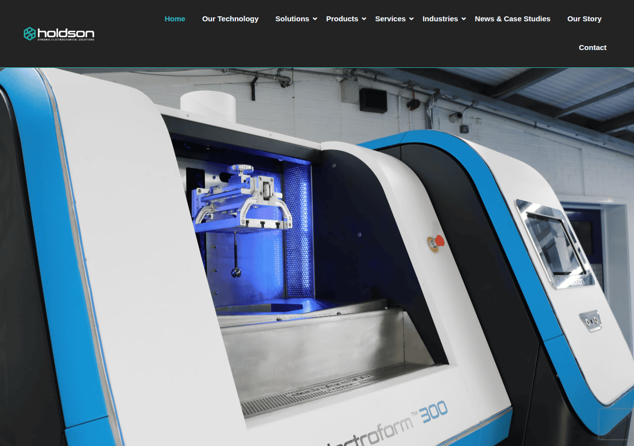 Screenshot of holdson.co.uk