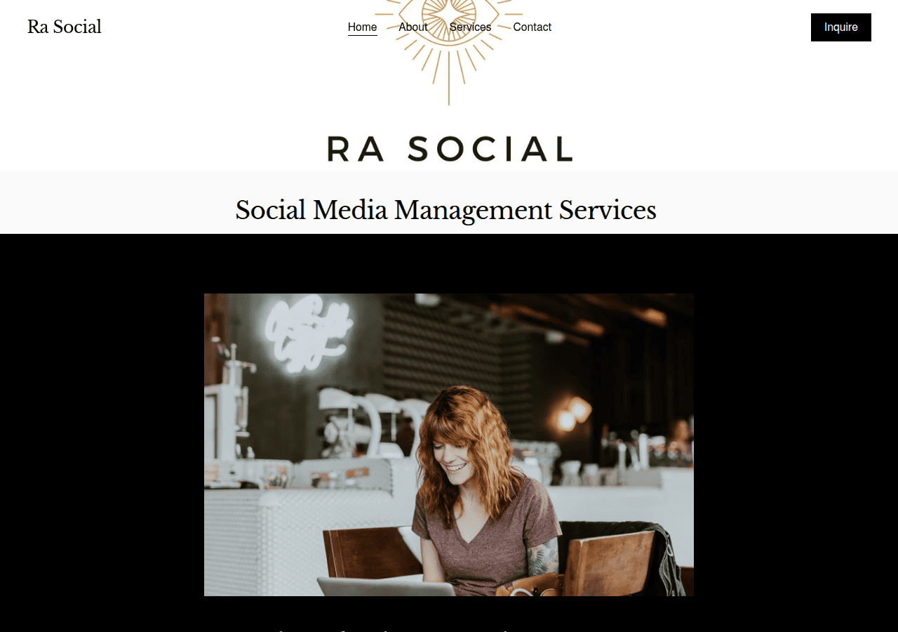 Screenshot of ra-social.com