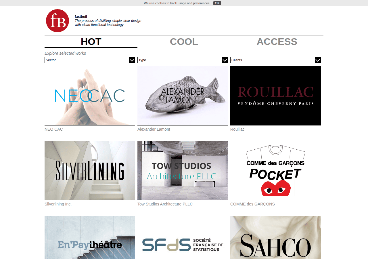 Screenshot of fastboil.net