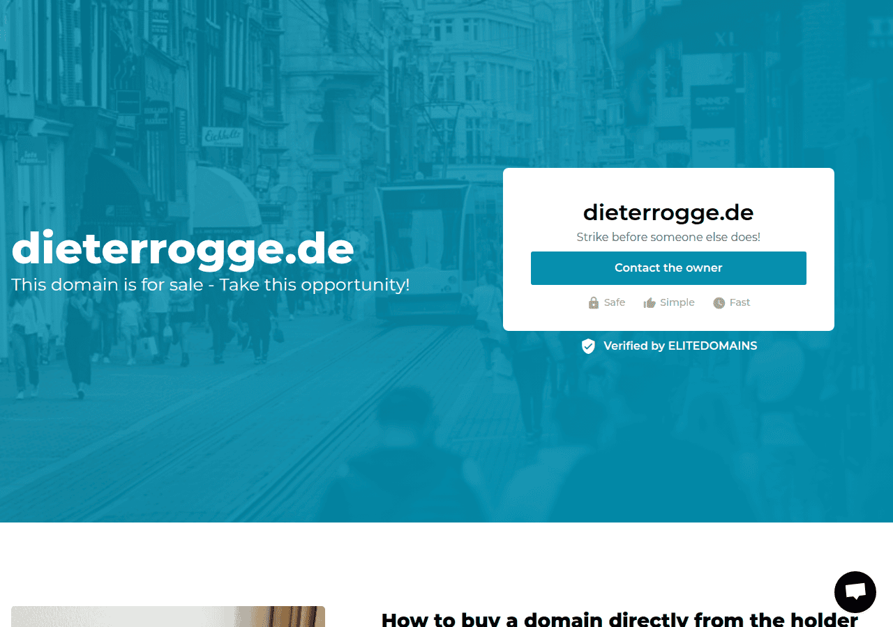 Screenshot of dieterrogge.de