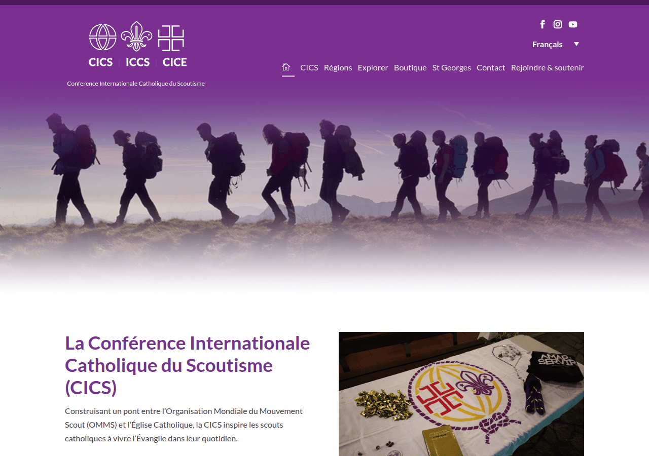 Screenshot of cics.org