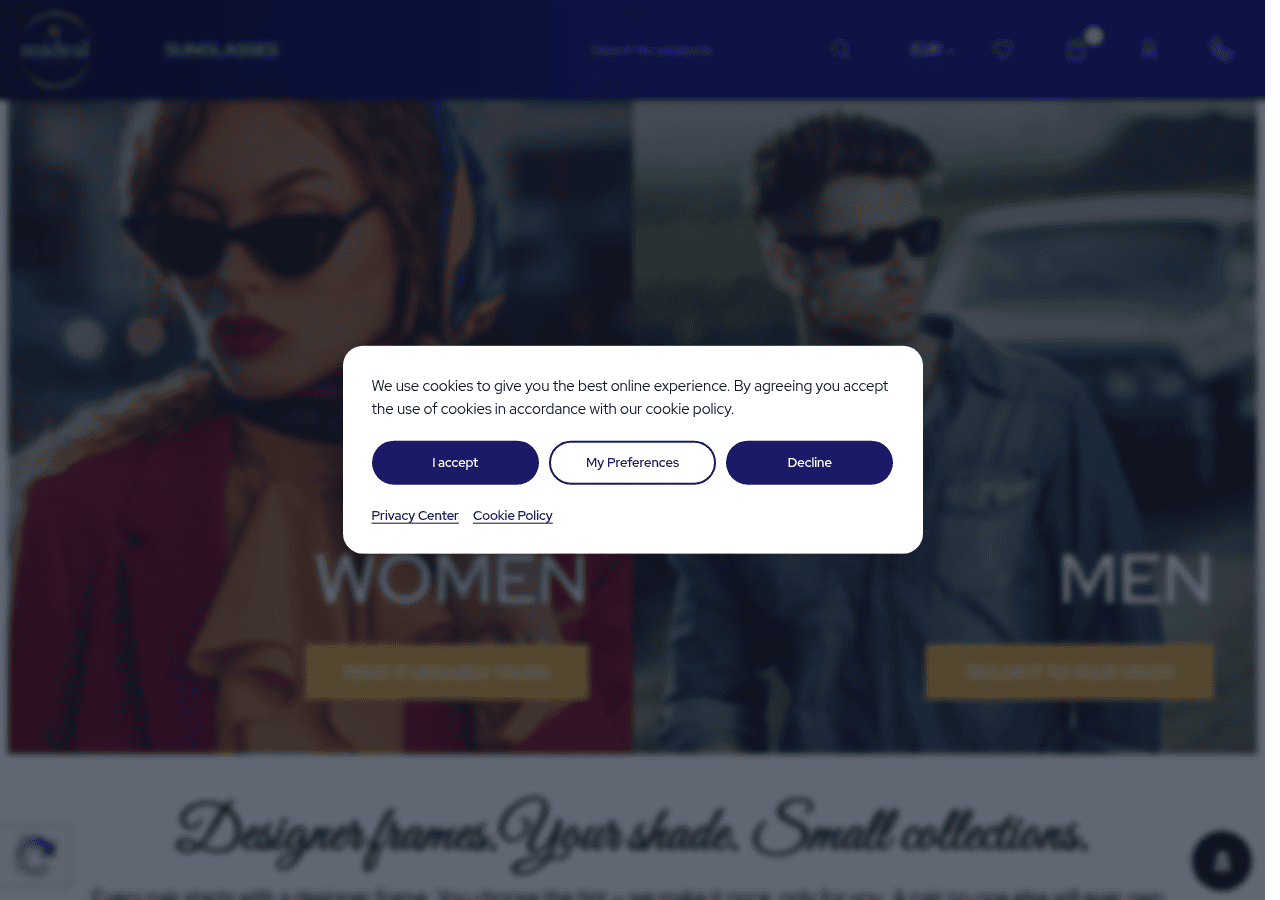 Screenshot of midral.com