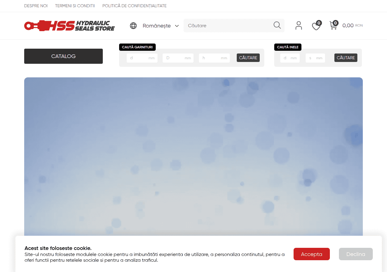 Screenshot of hydsealstore.ro