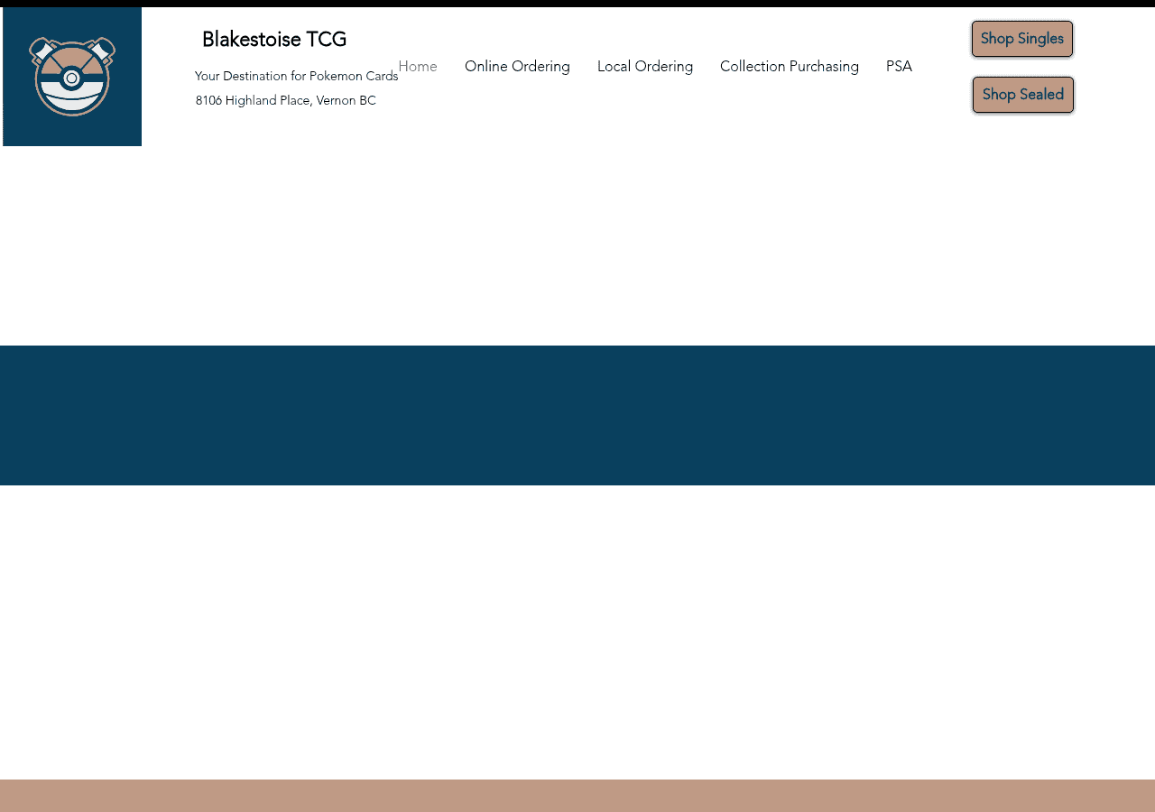 Screenshot of blakestoise.com