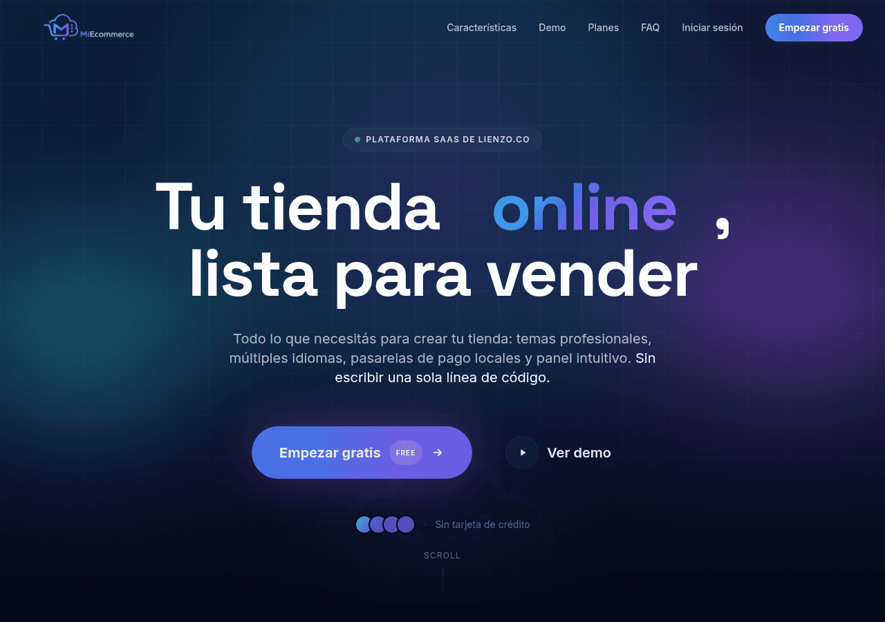 Screenshot of miecommerce.com.py