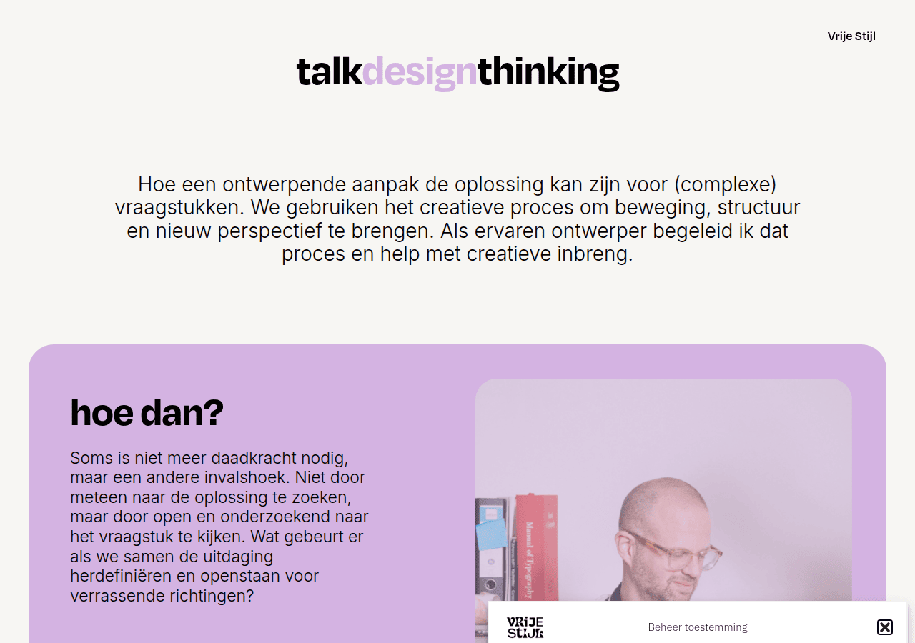 Screenshot of vrijestijl.nl