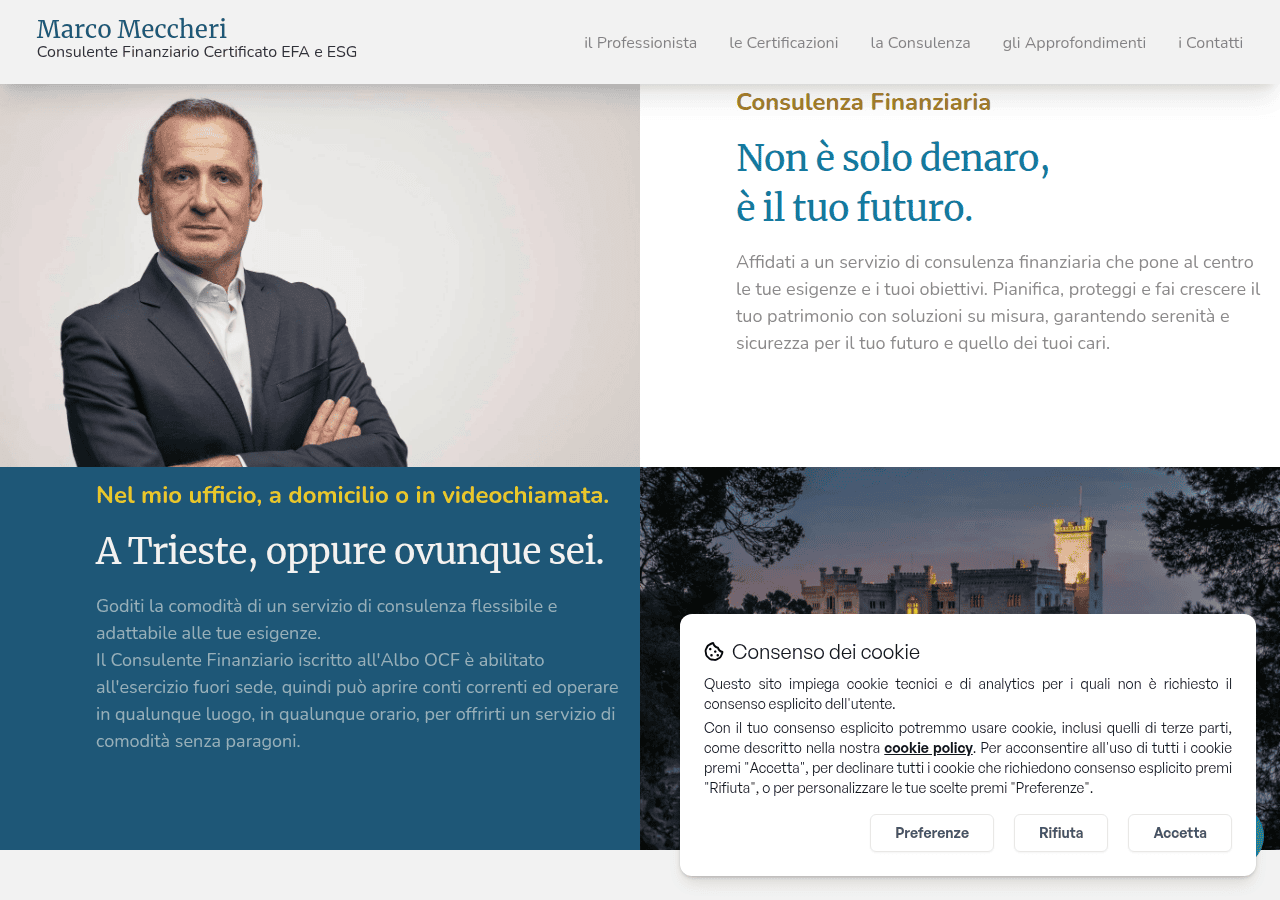 Screenshot of marcomeccheri.it