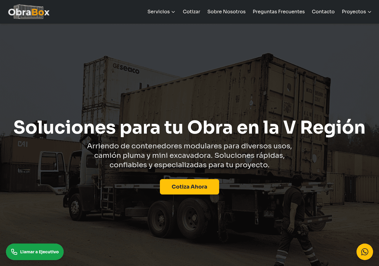 Screenshot of obrabox.cl