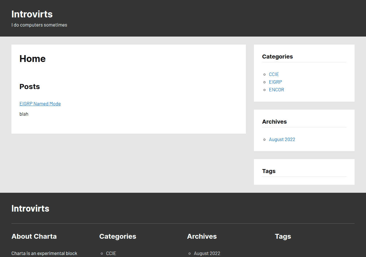 Screenshot of introvirts.com