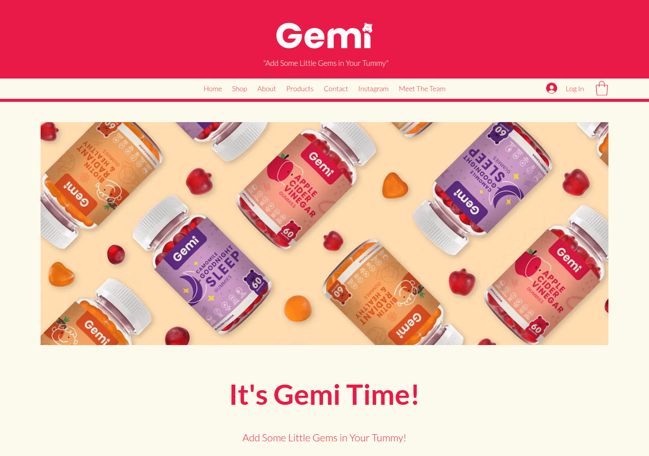 Screenshot of gemigummi.com