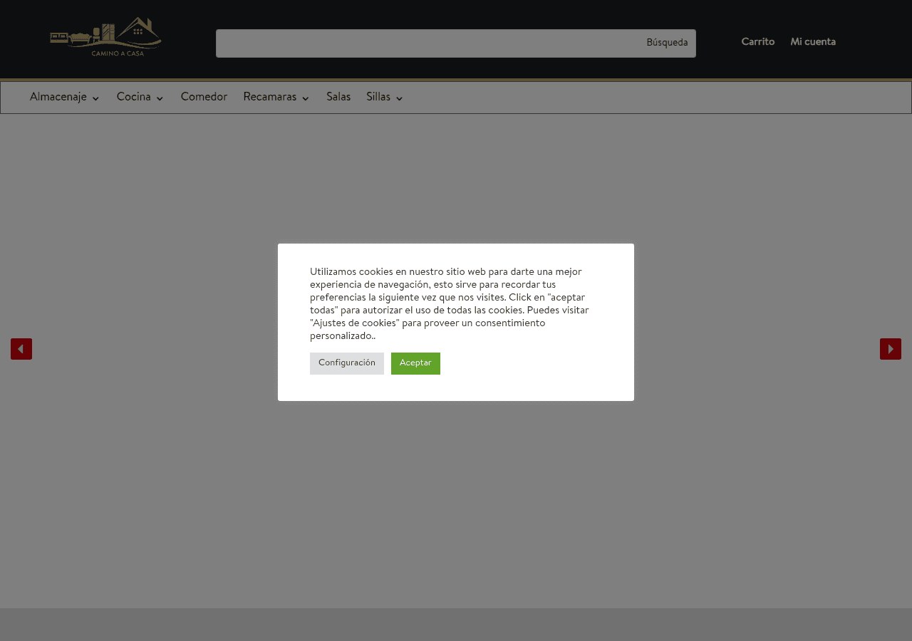 Screenshot of muebleriacaminoacasa.com