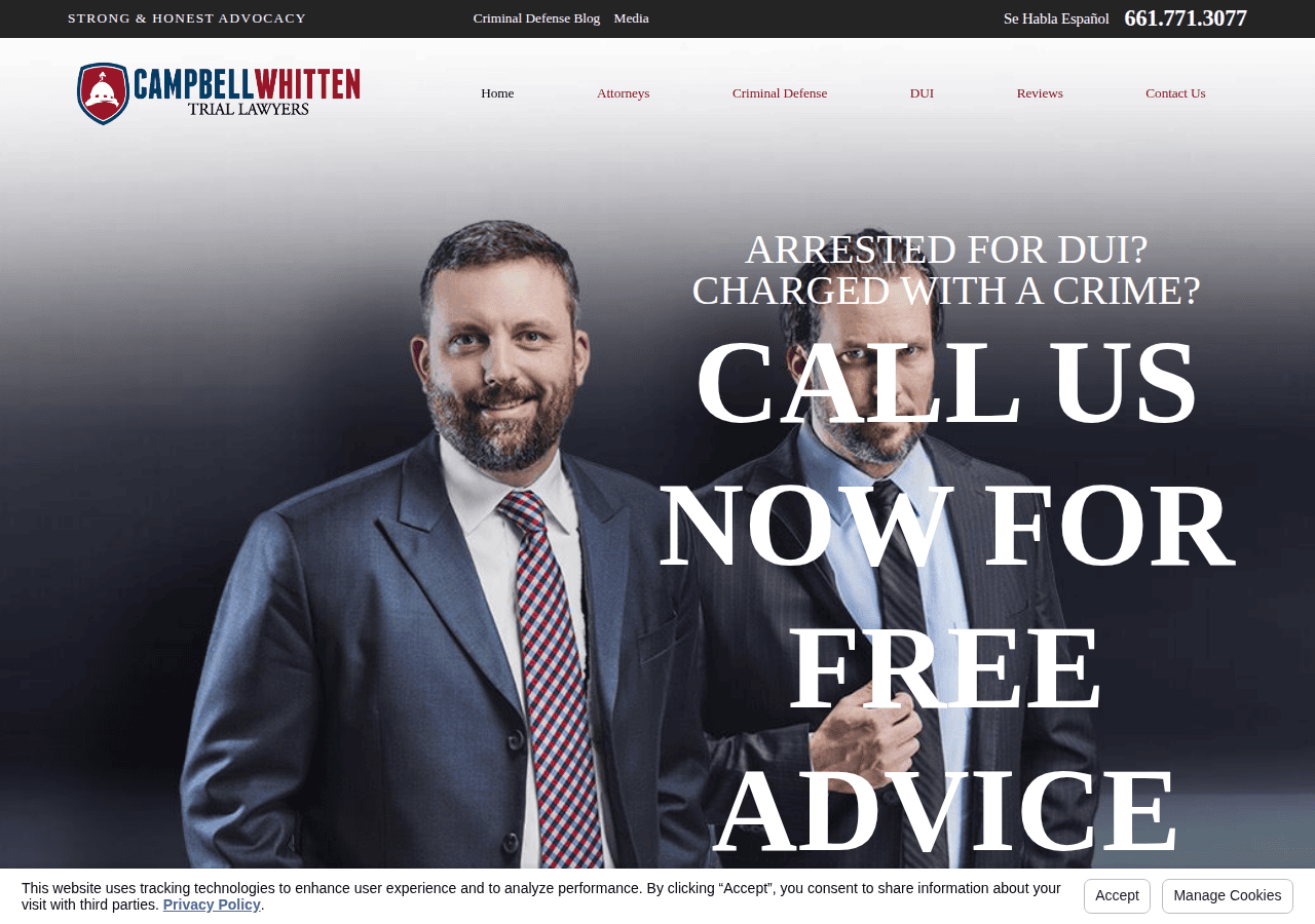Screenshot of campbellwhitten.com