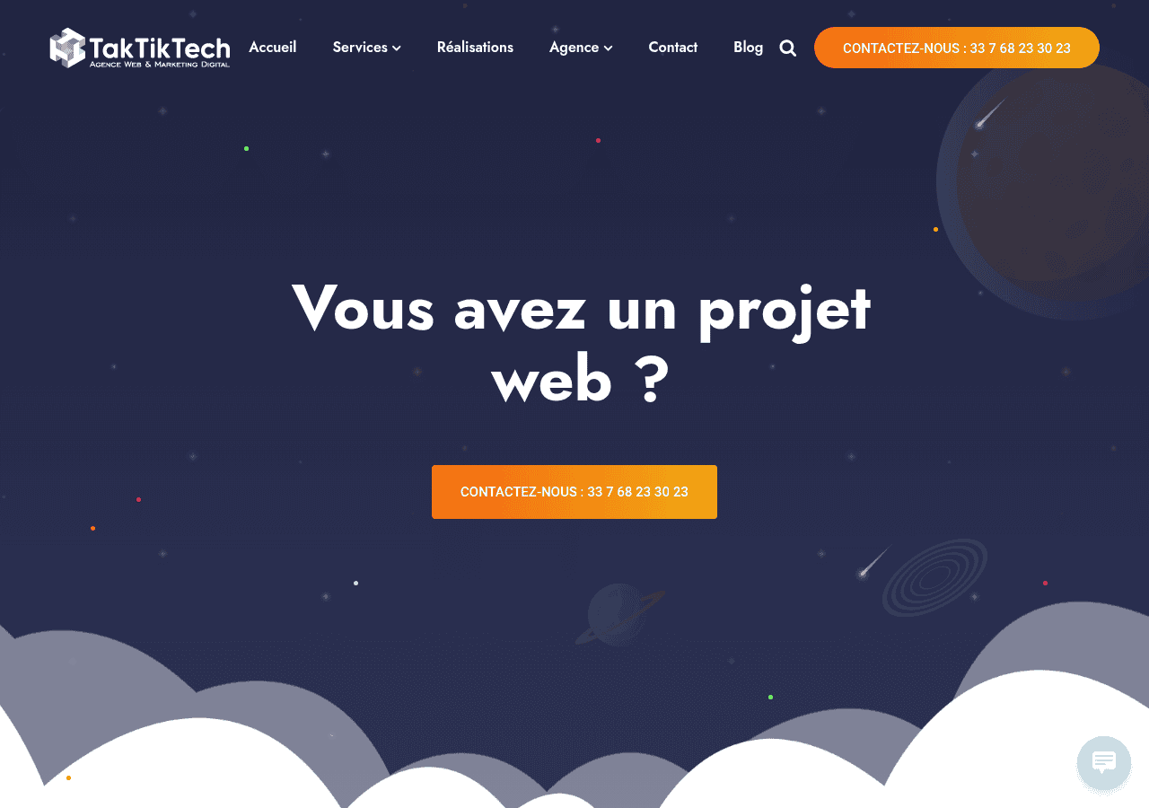 Screenshot of taktiktech.fr