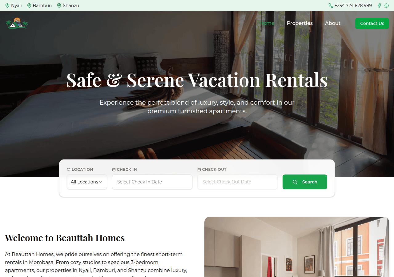 Screenshot of beauttah.com