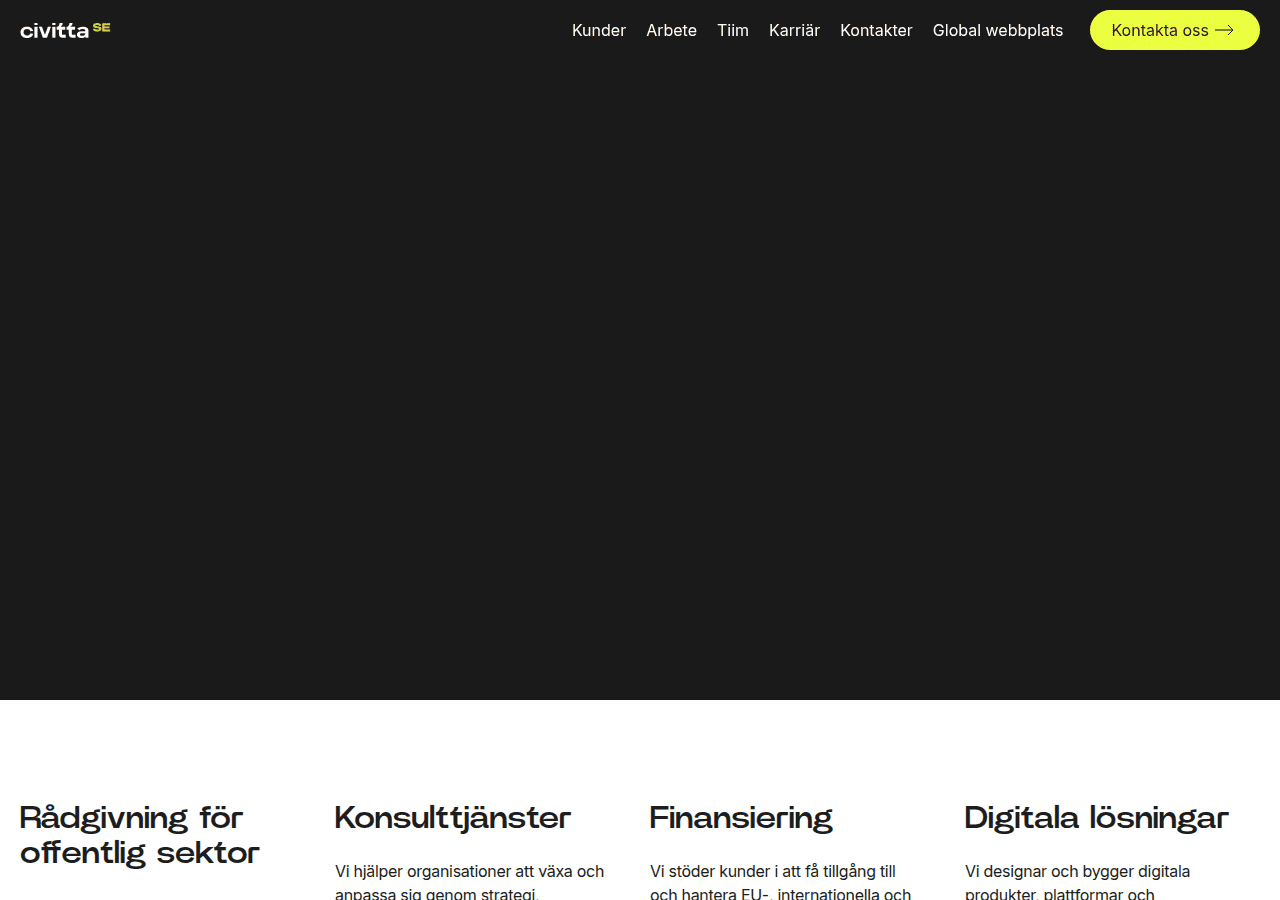Screenshot of civitta.com