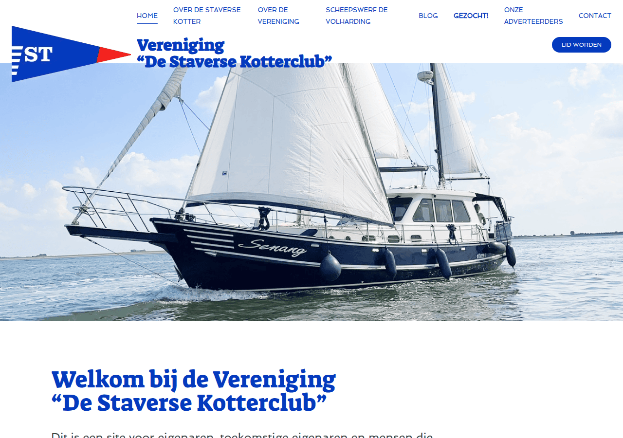 Screenshot of staversekotterclub.nl