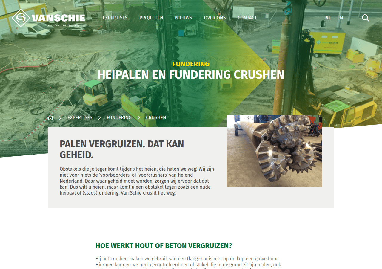 Screenshot of vanschie.com