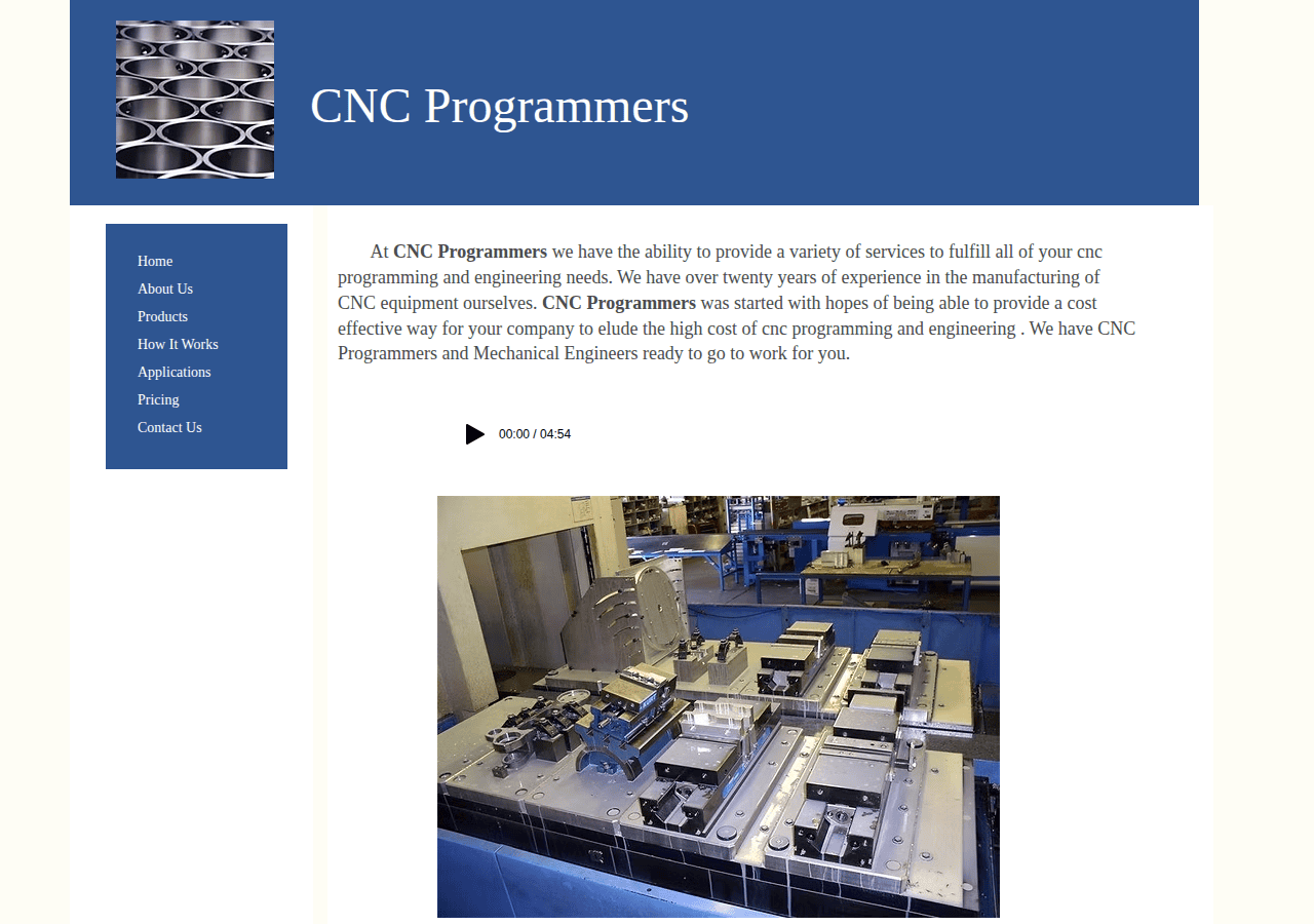 Screenshot of cncprogrammers.org