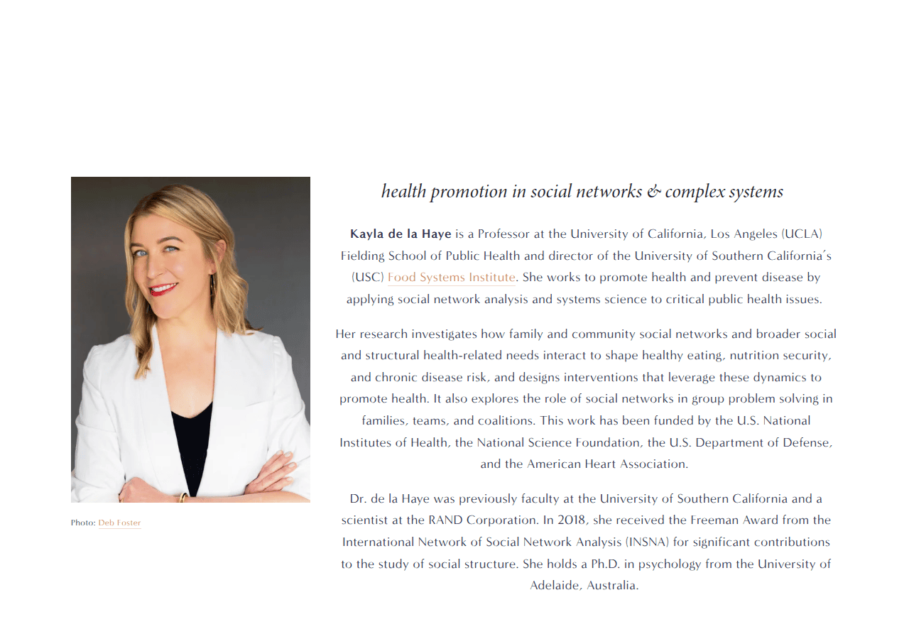 Screenshot of kayladelahaye.net