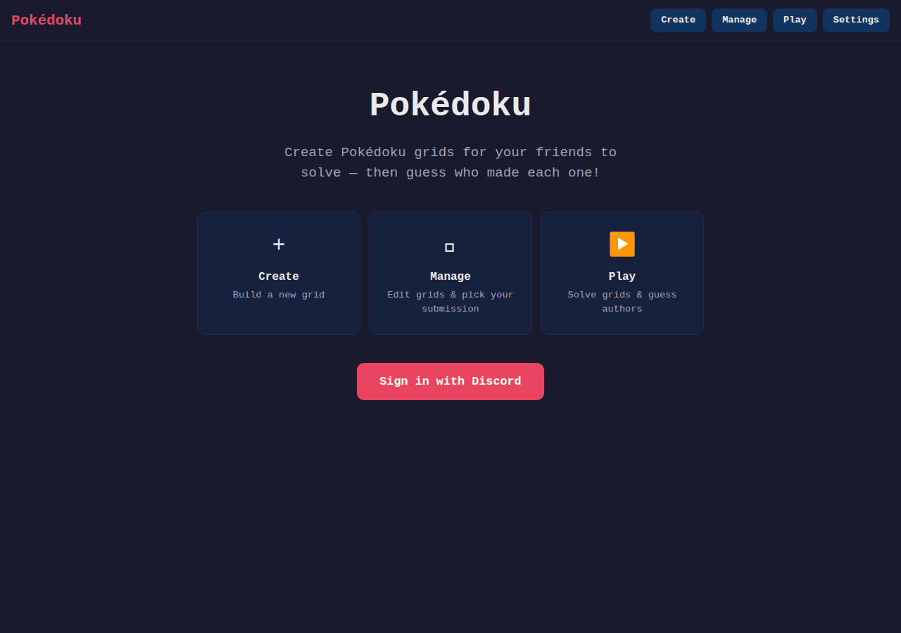 Screenshot of guess-chat-pokedoku.xyz