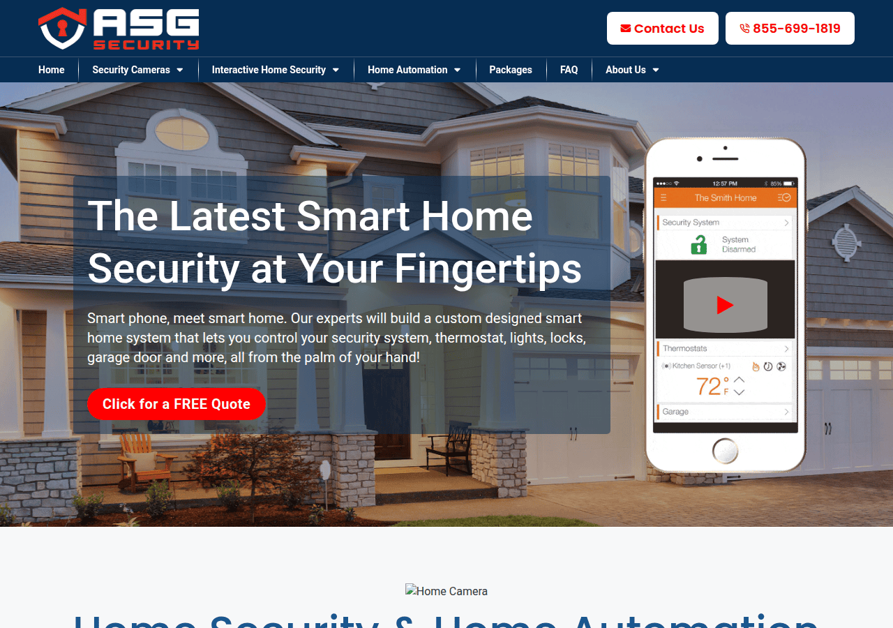Screenshot of asg-security.com