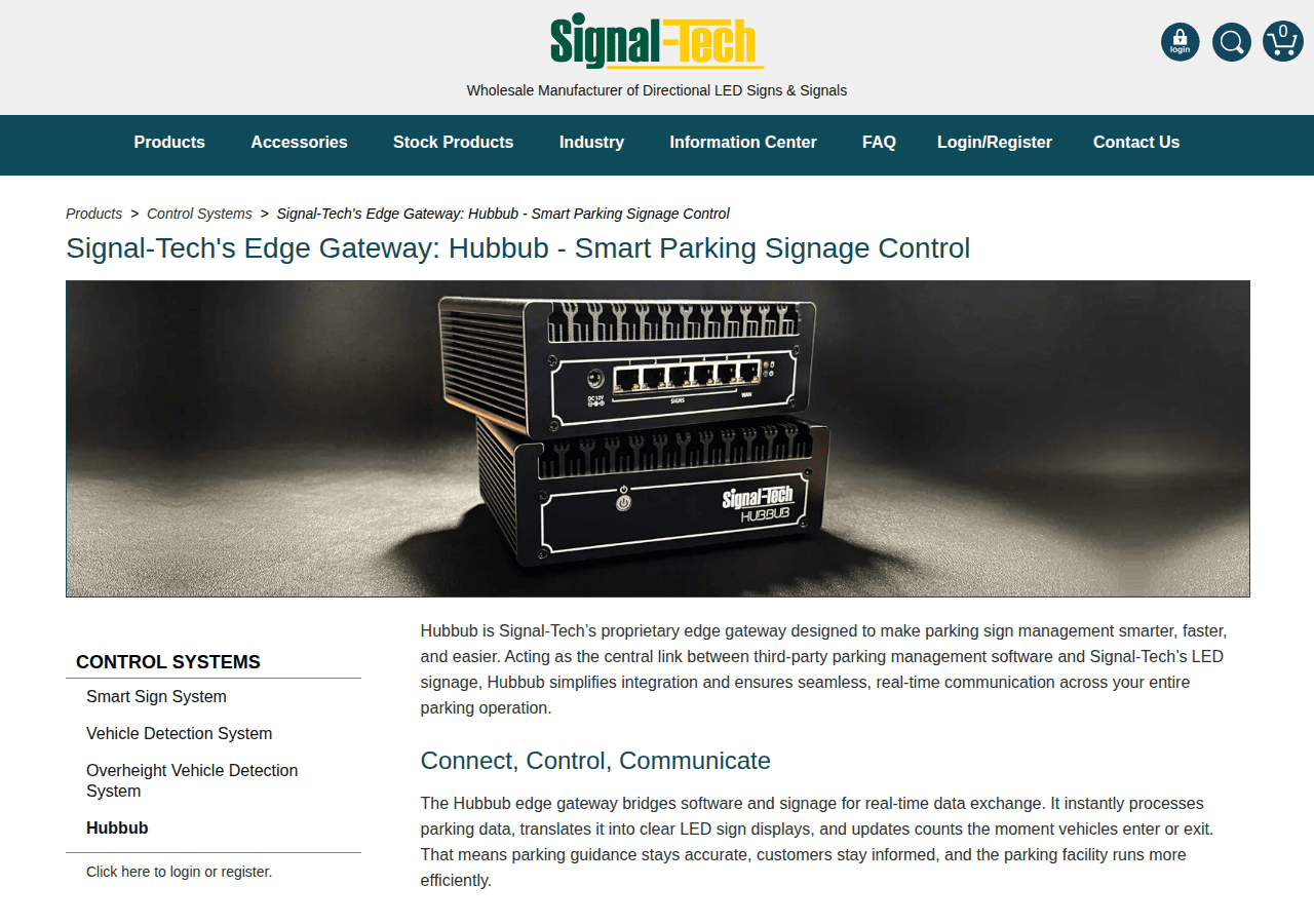 Screenshot of signal-tech.com
