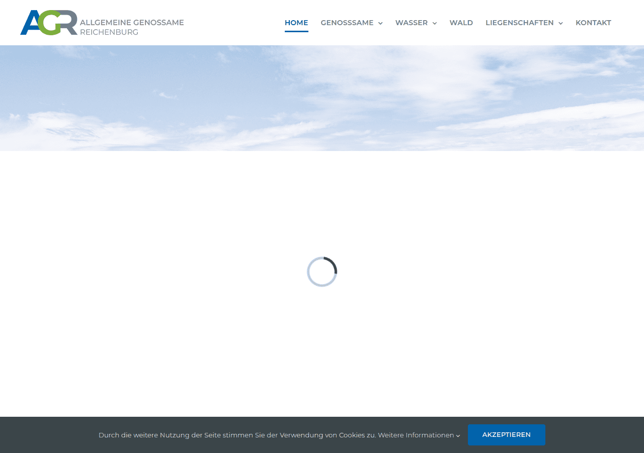 Screenshot of allgemeinegenossame.ch