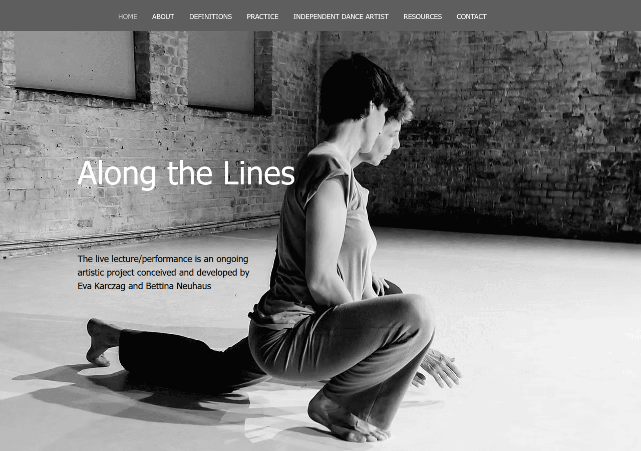 Screenshot of alongthelines.net