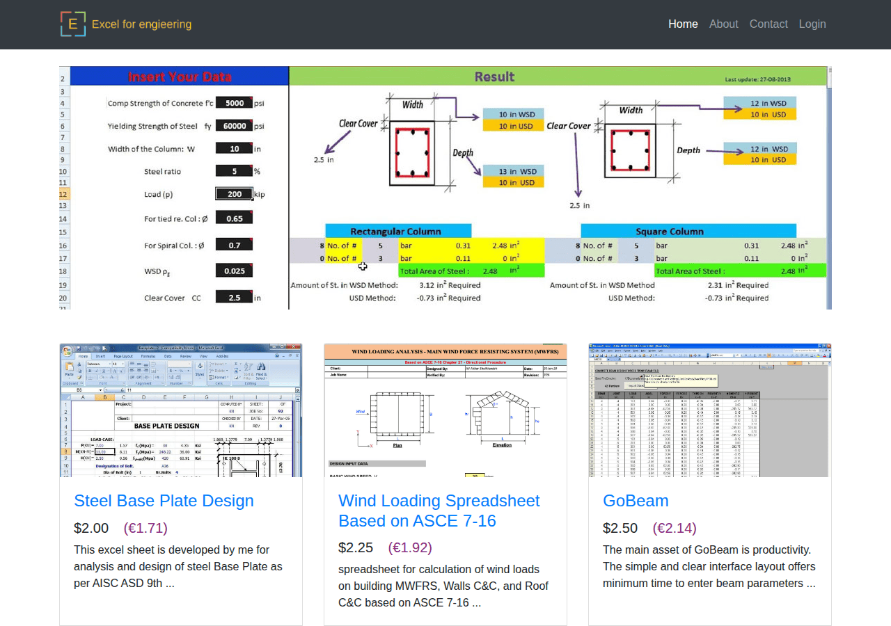 Screenshot of excelforeng.com