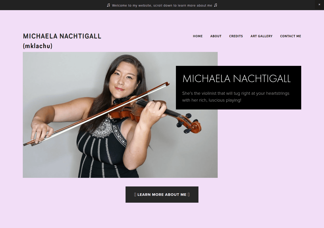 Screenshot of mklachu.com