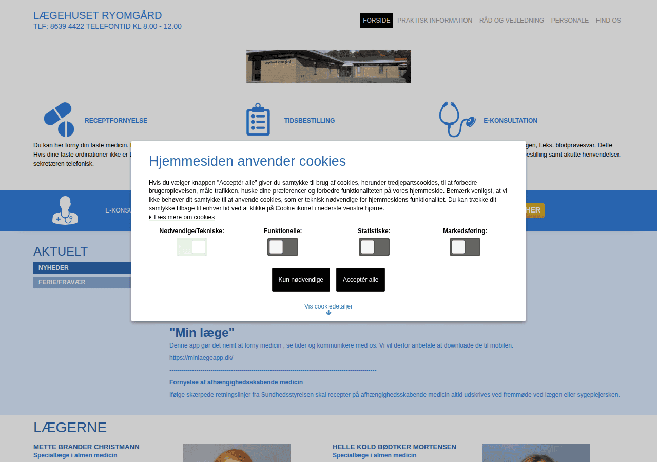 Screenshot of ryomdoktor.dk