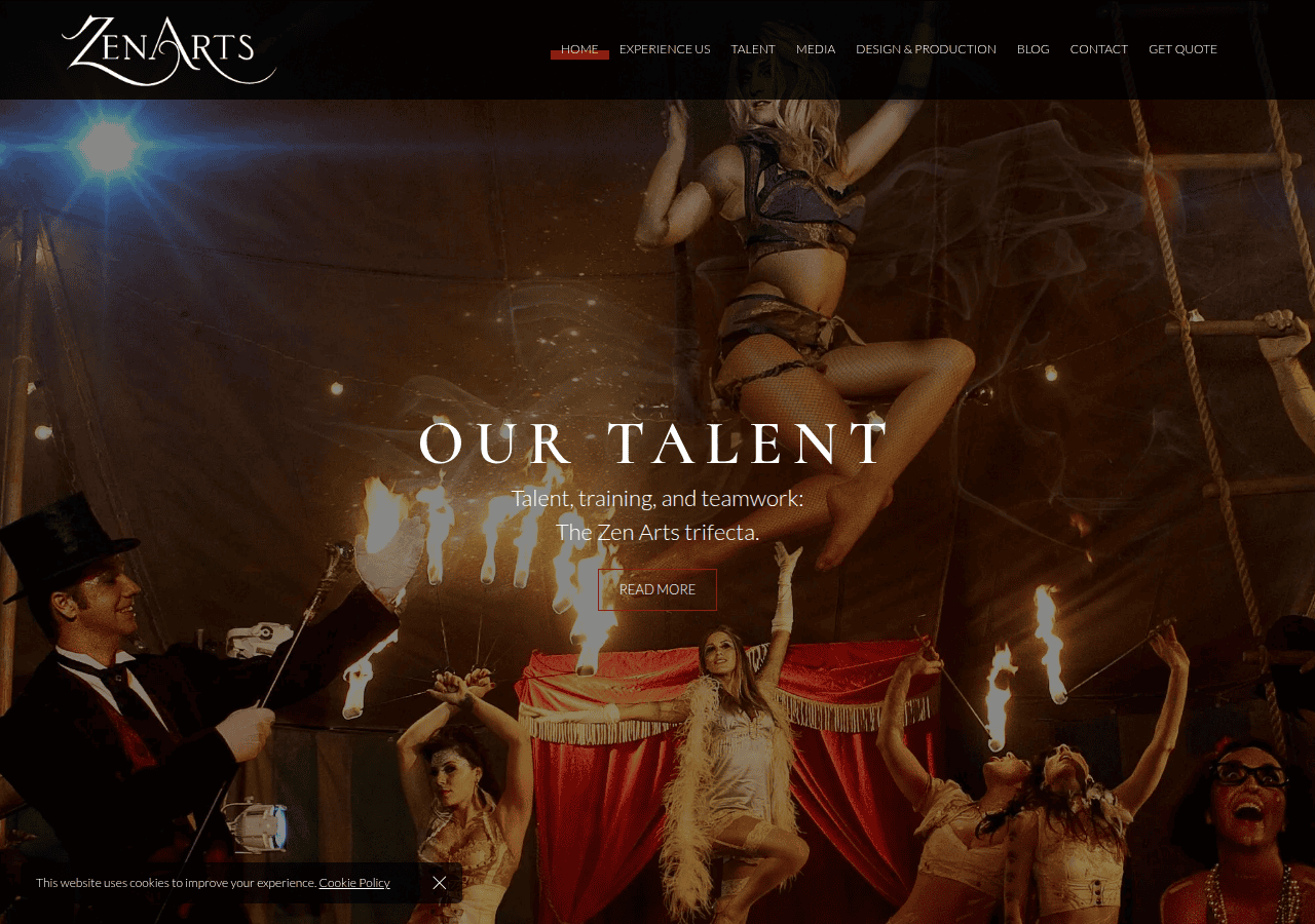 Screenshot of zenartsla.com