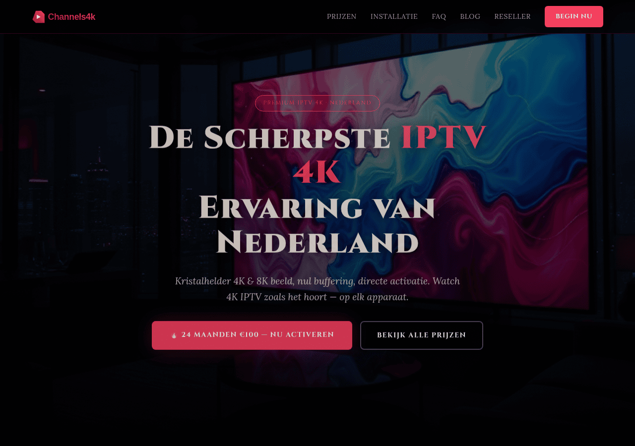 Screenshot of channels4k.com