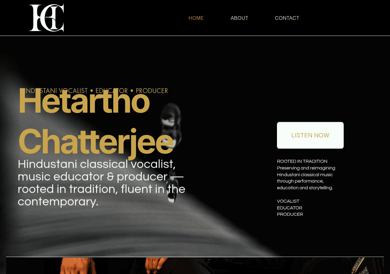 Screenshot of hetarthomusic.com