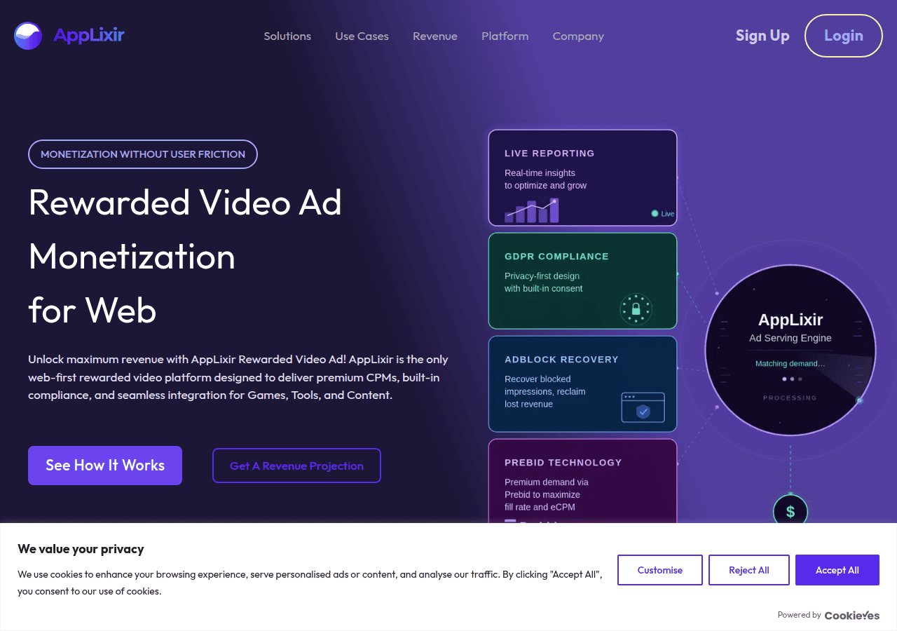 Screenshot of applixir.com