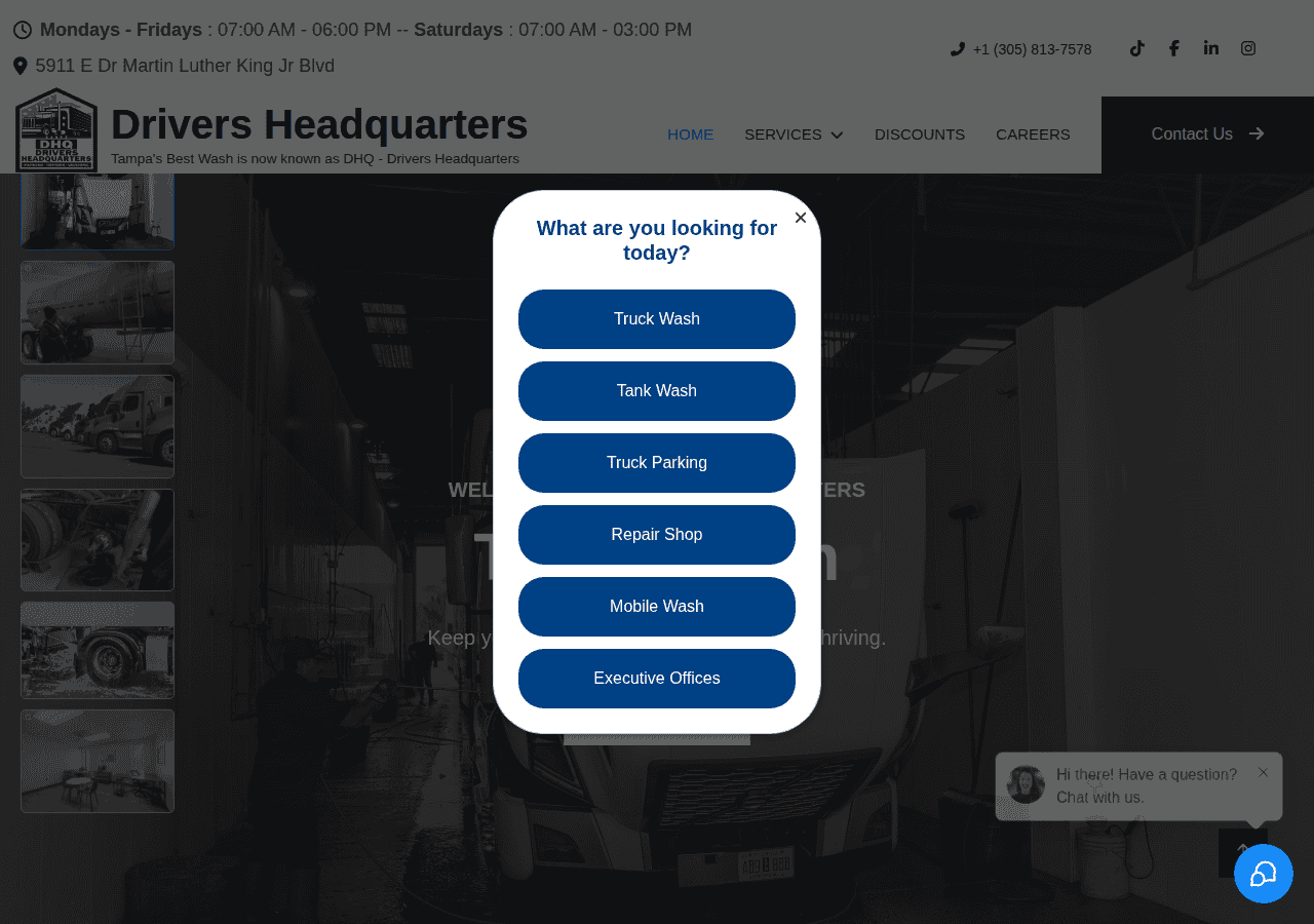 Screenshot of dhqusa.com