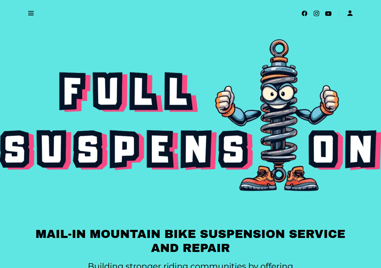 Screenshot of fullsuspension.com